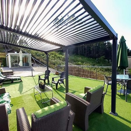 Ferienwohnung Casa Rocha Velha Con Terraza Y Piscina Particular Santiago de Compostela Exterior foto