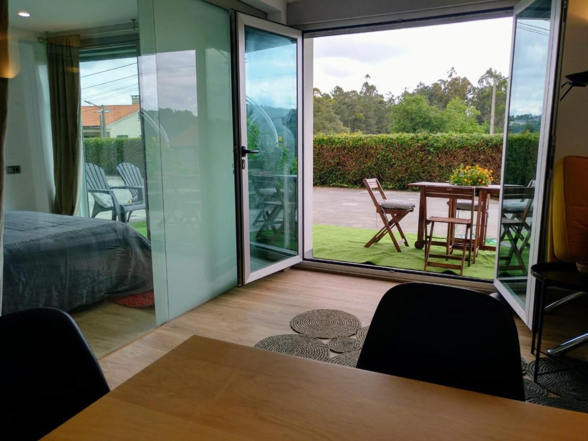 Ferienwohnung Casa Rocha Velha Con Terraza Y Piscina Particular Santiago de Compostela Exterior foto