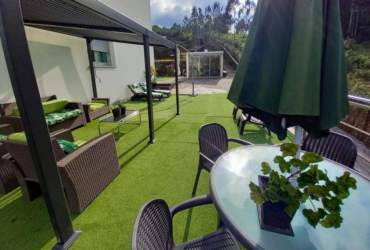 Ferienwohnung Casa Rocha Velha Con Terraza Y Piscina Particular Santiago de Compostela Exterior foto