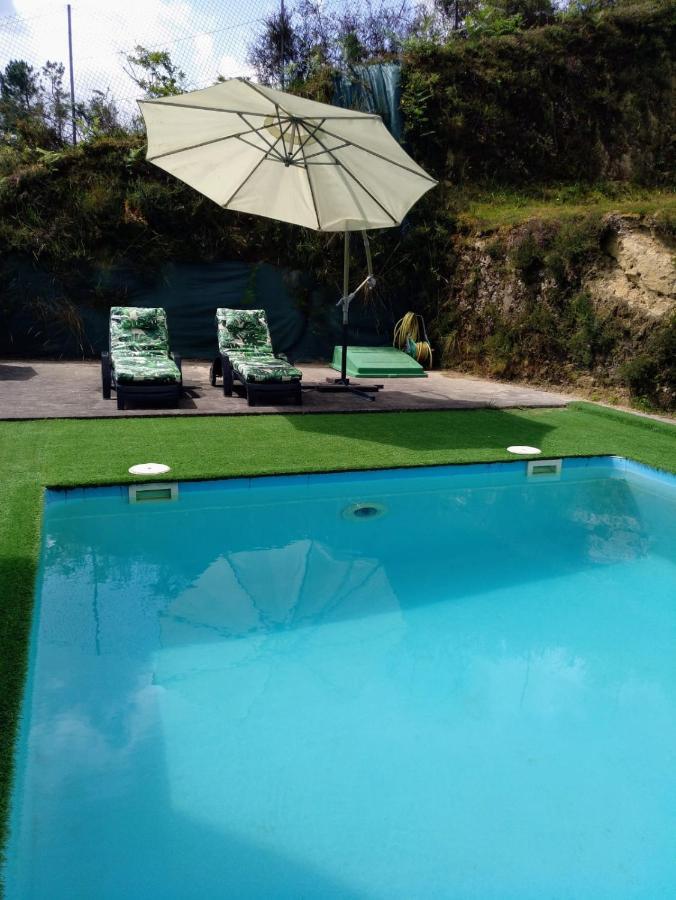 Ferienwohnung Casa Rocha Velha Con Terraza Y Piscina Particular Santiago de Compostela Exterior foto